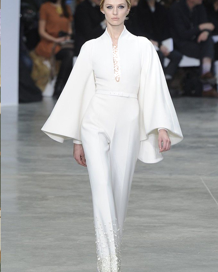 کت و شلوار سفید زنانه زیبا برای ازدواج